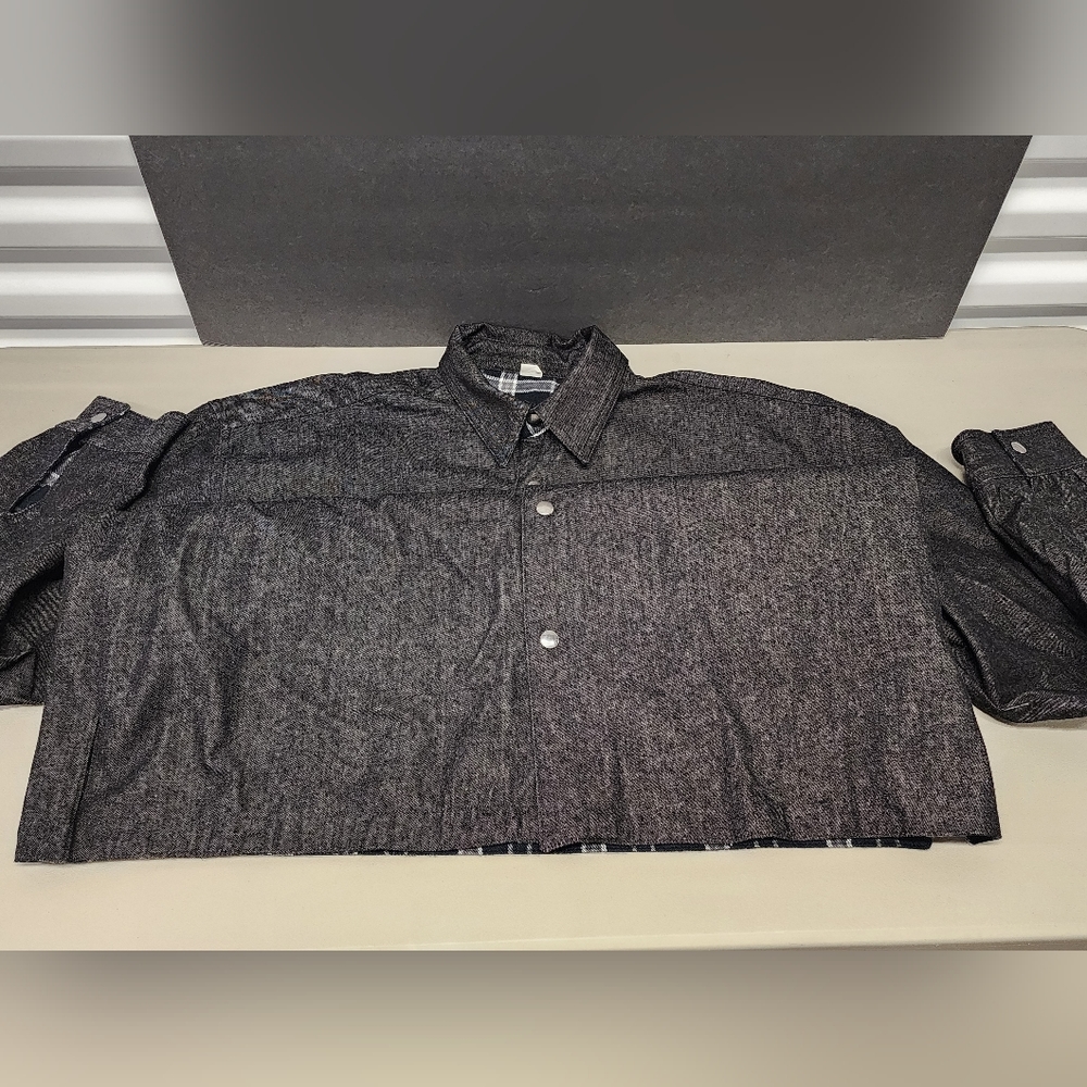 Vintage Men's Marlboro Reversible Jacket Shirt Size XL - Picture 2 of 13